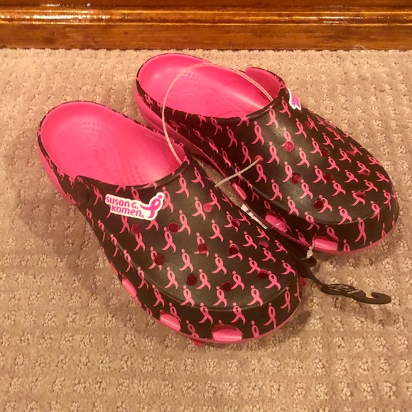 susan g komen crocs